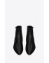 [SAINT LAURENT] arsun zipped boots in shiny leather 73171625N001000