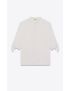 [SAINT LAURENT] tunic shirt in crepe satin 723186Y900R9601