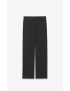 [SAINT LAURENT] wide leg pants in chambray linen 731035Y027S1000