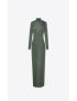 [SAINT LAURENT] long dress in knit 739561Y76BM3005