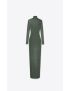 [SAINT LAURENT] long dress in knit 739561Y76BM3005