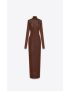 [SAINT LAURENT] long dress in knit 739561Y75WA2020