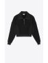 [SAINT LAURENT] cropped sweatshirt 741728Y36SW1000