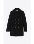 [SAINT LAURENT] peacoat in wool 733237Y060W1000