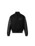 [LOUIS VUITTON] Monogram Embossed Leather And Wool Blouson 1AA7EM