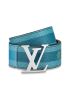 [LOUIS VUITTON] LV Initiales Damier Stripes 40MM Reversible Belt M0520S