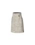 [LOUIS VUITTON] Raw Tweed Skirt 1A9XLD