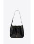 [SAINT LAURENT] paris vii medium hobo bag in crocodile embossed patent leather 697918AAAY31000