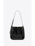 [SAINT LAURENT] paris vii medium hobo bag in crocodile embossed patent leather 697918AAAY31000