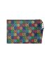 [GUCCI OUTLET] GG Psychedelic Supreme Canvas Clutch 601087H20BN