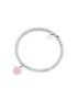 [TIFFANY & CO] Pink Heart Tag Bead Bracelet 60145195