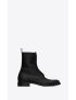 [SAINT LAURENT] army laced boots in matte leather 731711AABN51000