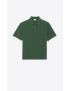 [SAINT LAURENT] cassandre polo shirt in cotton pique 713901Y37HC3642