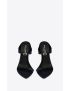 [SAINT LAURENT] dive mules in silk satin 7421789QN004035