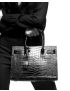 [SAINT LAURENT] sac de jour baby in embossed crocodile leather 421863DND1N1000