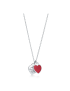 [TIFFANY & CO] Red Double Heart Tag Pendant 63520586
