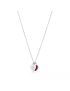 [TIFFANY & CO] Red Double Heart Tag Pendant 70300095