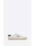 [SAINT LAURENT] court classic sl 06 embroidered sneakers in smooth leather 610685AABEE9061