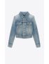 [SAINT LAURENT] jacket in niagara blue denim 740351YJ8635004