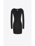 [SAINT LAURENT] dress in knit 744611Y76CJ1000