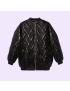 [GUCCI] Quilted leather bomber jacket 727541XNAVQ1000