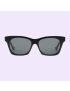[GUCCI] Rectangular frame sunglasses 733345J07401012
