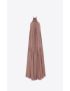 [SAINT LAURENT] dress in silk georgette 729652Y059R5551