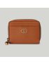 [GUCCI] Double G zip card case with bamboo 739500AABXM2176