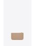 [SAINT LAURENT] cassandre matelasse key pouch in grain de poudre embossed leather 438386CWU012721