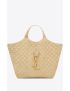 [SAINT LAURENT] icare maxi shopping bag in quilted nubuck suede 698651AABR89748