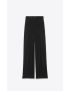 [SAINT LAURENT] wide leg pants in silk velvet 754755Y1H021000