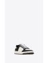 [SAINT LAURENT] sl 61 sneakers in perforated leather 713600AAAWR9063