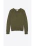 [SAINT LAURENT] destroyed knit sweater 604798YALO21340