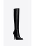 [SAINT LAURENT] jones boots in glazed leather 755229AAAZY1000