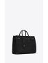 [SAINT LAURENT] sac de jour medium supple in raffia and vegetable tanned leather 751499GAADY1000