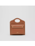 [BURBERRY] Mini Topstitched Leather Pocket Bag 80147761