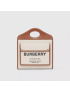 [BURBERRY] Two-tone Canvas and Leather Medium Pocket Bag 80393621