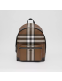 [BURBERRY] Check and Leather Backpack 80514141