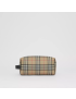 [BURBERRY] Vintage Check Travel Pouch 80579391