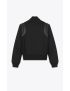 [SAINT LAURENT] varsity jacket in black wool 376283Y197Q1000