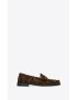 [SAINT LAURENT] le loafer penny slippers in pony effect leather 6506152PM002094