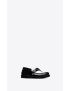 [SAINT LAURENT] le loafer monogram penny slippers in patent leather 670232AAAM61006