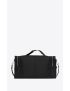 [SAINT LAURENT] square duffle bag in econyl and smooth leather 688285FAAFV1000