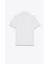 [SAINT LAURENT] cassandre polo shirt in cotton pique 554052YB2OC9000