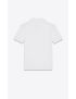 [SAINT LAURENT] cassandre polo shirt in cotton pique 554052YB2OC9000