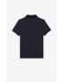 [SAINT LAURENT] cassandre polo shirt in cotton pique 554052YB2OC4240