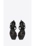 [SAINT LAURENT] cassandra sandals in smooth leather 664520DWETT1000