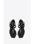 [SAINT LAURENT] cassandra sandals in patent leather 664520B8IKK1000