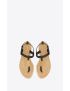 [SAINT LAURENT] cassandra sandals in smooth leather 688692DWEDD1000