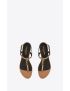 [SAINT LAURENT] cassandra sandals in vegetable tanned leather 659817AAAM77052